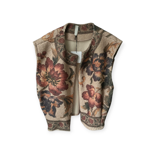 Vzorovaná dámská vesta