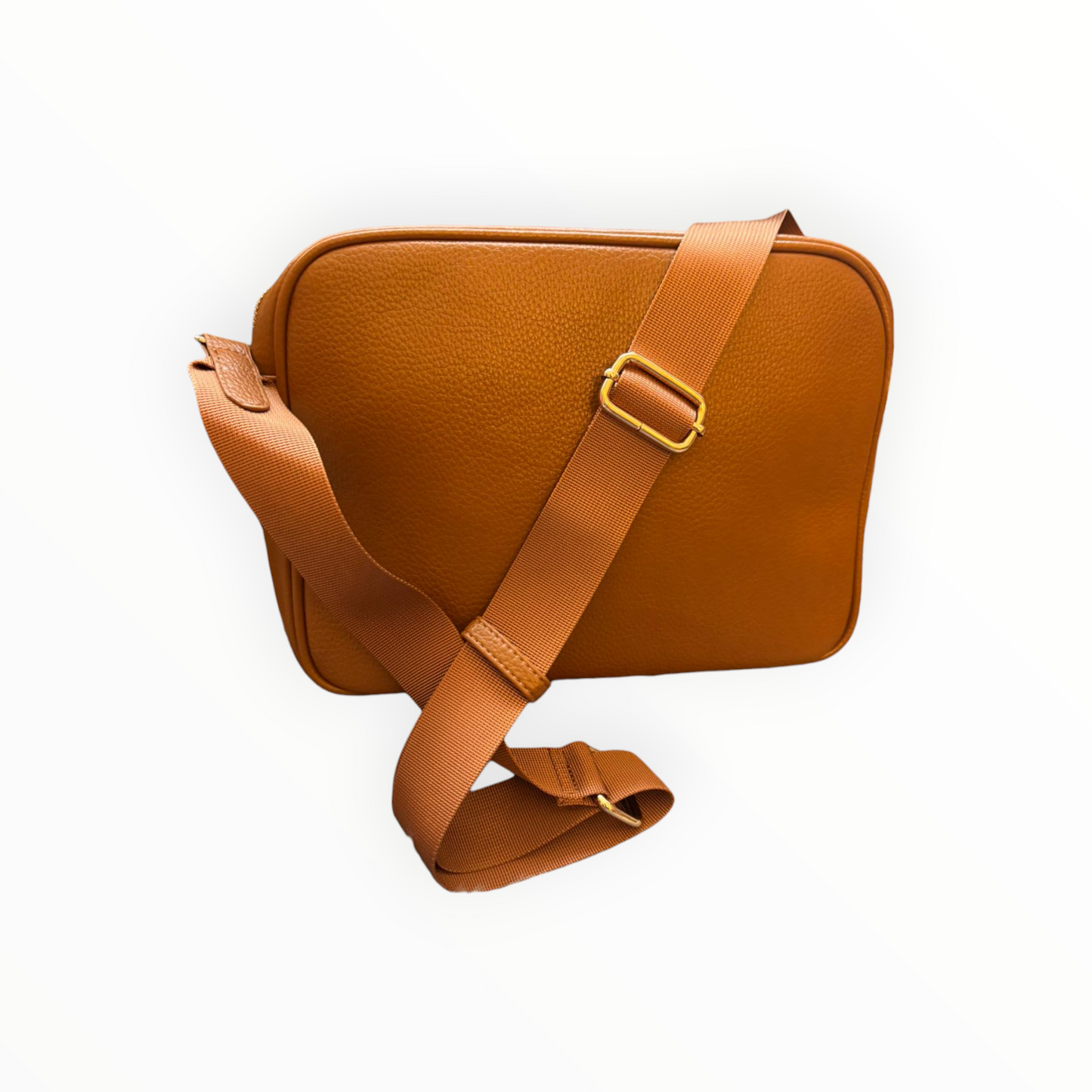 Crossbody skořicová kabelka